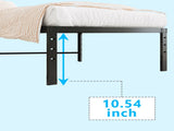 Black Twin Size Simple Basic Platform Metal Bed Frame - 12 Inch Bed Height 76913987
