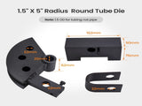 Bender Die Kit fit 1-1/2" Round Tubing 120 Degree Radius 5" Round Tubing 10339257