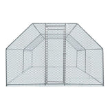 13.1x9.8x6.5ft Large Metal Chicken Coop with Run, Walk-in Poultry Cage with Waterproof Cover & Arc 87088586
