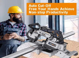 Band Saw with Lightweight Aluminum Base, 10 Amp 5 Inch Deep Cut Bandsaw, Variable Speed Handheld 22416416