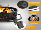 43-inch outdoor fire pit 85566616