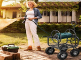 Heavy Duty Garden Hose Reel Cart with 10" Pneumatic Wheels, Large Capacity Hose Winder with Storage 20493154