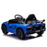 ZUN 12V Kids Ride On Car W/Parents Remote Control,Licensed Lamborghini Aventador Xago,Hydraulic pressure W1396P184348