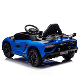 ZUN 12V Kids Ride On Car W/Parents Remote Control,Licensed Lamborghini Aventador Xago,Hydraulic pressure W1396P184348