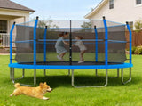 14ft Trampoline with Ladder and Enclosure Net Kids and Adults, Heavy-duty 14' Outdoor Trampoline W3922P378667