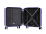 14"/20" 2 pcs/set in ABS Spinner Wheel Luggage, with Combination Lock,14" Cosmetic Case W2787P337458