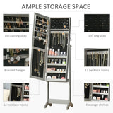 Floor standing jewelry cabinet with LED lights 55089950
