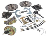 Front Disc Brake Conversion Kit Manual Master Cylinder & Valve Replacement for 1957-1972 Ford 85465581