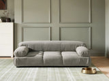 Marcel Upholstered Modern Pet Bed, Small to Medium Dog or Cat Uptown Gray Performance Velvet B2719P448985