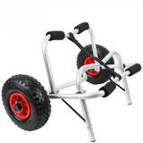 ZUN Foldable Kayak Cart, Kayak Kayak Trolley, Lightweight Kayak Accessories Universal Transport Canoe 11149462