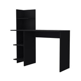 ZUN Tecoa Writing Desk, Four Shelves B200P176185