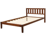 Wood Platform Bed with Headboard/Wood Slat Support.Twin WF191770AAD