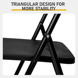 10 Pack Plastic Folding Chairs, Stackable Commercial Chairs, Portable Event Seats Indoor Outdoor for 31594765