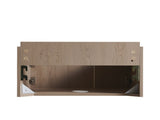 24" MURI Heidelberg Woodgrain Plywood Cabinet with 2 Doors, NO Basin and Top, NO Faucet and Sink W2615P479156