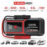 5000A Car Jump Starter Booster Jumper Power Bank Battery 50959491