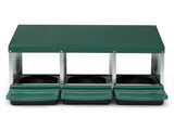 3 Compartment Roll Out Nesting Box with Plastic Basket, Egg Nest Box Laying Box Hens 71441129
