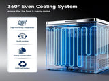 ORIKOOL Chest Freezer 5.0 Cu.ft Solid Top Commercial Deep Chest Freezers with Lockable Stay-Open Lid W2095P372720