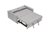 54.30-inch double Two-seat casual sofa with pull out bed, living room furniture, light grey W1658P176558