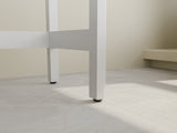 Toilet storage shelf, Private bathroom, Laundry room, Space-saving, white W2207P308769
