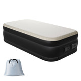 Twin Air Mattress with Built-in Pump, 18in Foam Topper Blow up Mattress, Quick Inflation/Deflation 48417832