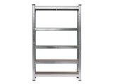 150 x 75 x 30cm 5 Tiers Galvanizing Storage Rack Gray 22948023
