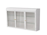 3 Door Arched Wall Mounted Glass Cabinets for Kitchen, Living Room and Bathroom 24283062