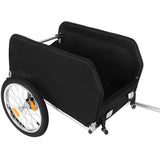 Heavy-Duty Bike Cargo Trailer with Removable Waterproof Cover 88 lbs Capacity, 16" All-Terrain W2932P289393
