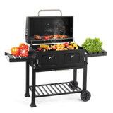 Charcoal Grill Outdoor BBQ Grill, Extra Large Cooking Area with Two Individual & Adjustable Charcoal 50882218