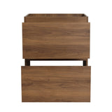 ZUN 24" Bathroom with Double drawer,Freestanding Bathroom Cabinet,Engineering Wood,Brown W1972P188244