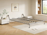 DIY Cabinet Folding Bed Queen Size Vertical Murphy Wall Bed Hardware Kit,Grey Bed Frame W5290P457894