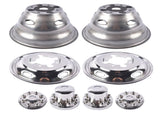 Stainless Steel Dual Wheel Simulator Covers Fit for 2003-2018 Replacement for Dodge Replacement for 35433719