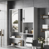 29'' x 28'' Modern Wall Mounted Bathroom Medicine Cabinet, Bathroom Wall Storage Cabinet with N710P209440K