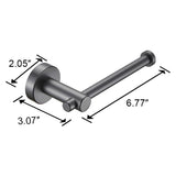 ZUN Bathroom Hardware Set, Thicken Space Aluminum 3 PCS Towel bar Set- Gun Grey 16-27 Inches Adjustable 10204461