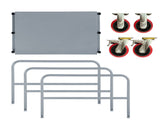 Steel Panel Truck, Heavy Duty Drywall Cart Lumber Cart Platform Truck Flat Cart, 2000lbs, 6" Swivel W1422P208626