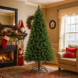 7FT Unlit Artificial Christmas Tree 775 Tips, Full PVC Branches, Classic Green Holiday Tree 02491292