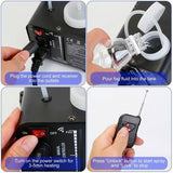 400W Fog RGB LED Party Club DJ Fogger Rapid Heating Remote Control Wedding Stage Smoke 59965550
