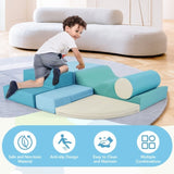 Soft Climb and Crawl Foam Playset 6 in 1, Soft Play Equipment Climb and Crawl Playground for TX307728AAC