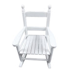 ZUN Children's rocking white chair- Indoor or Outdoor -Suitable for kids-Durable 42338091