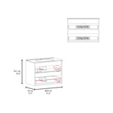 Bathroom Cabinet Opalo, with Two Shelves and Open Storage, Black B200P313690