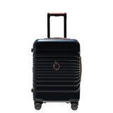 24" Luggage Lightweight Suitcase TSA Lock USB port Luggage Wheel lock Artificial leather Top handle W284P178341