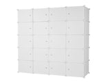 20 Cube Organizer Stackable Plastic Cube Storage Shelves Design Multifunctional Modular Closet 09173751
