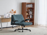 Criss Cross Legged Office Chair with Flip-Up Back Built-In Dynamic Airbag Lumbar Support, Wide Seat 50529061