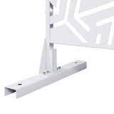 Outdoor & Indoor Privacy Metal Privacy 76" H48" W, Freestanding Decorative Privacy W465P193281