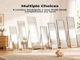 Wall Full Length Mirror, Standing Mirror Full Body with Aluminium Frame, Cloakroom Modern Simple 85005804