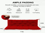 Outdoor Swing Cushions 70 Inch, Waterproof 4" Thick Porch Swing Cushion Replacement with Backrest 70484237