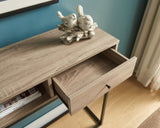 Console Table with One Drawer and Open Cubby - Brown & Black B107P147702