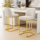 Dining Bar Chairs Set of 2 Modern style bar chairs with simple design, Creative Design comfortable W1727P240719