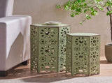 Outdoor ELIANA SIDE TABLE,2 PCS 69740.00CGRN