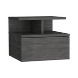 Adele Floating Nightstand with Drawer and Open Storage Shelves B200P173190