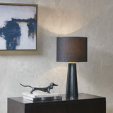 ZUN Geometric Ceramic Table Lamp B03599399